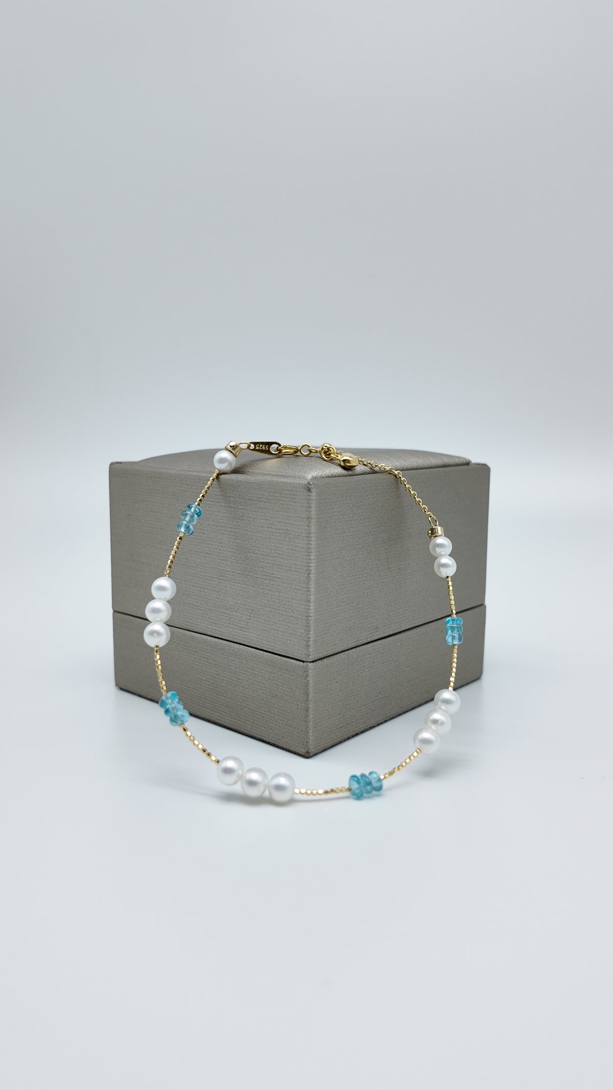 Süßwasserperlen-Designerarmband